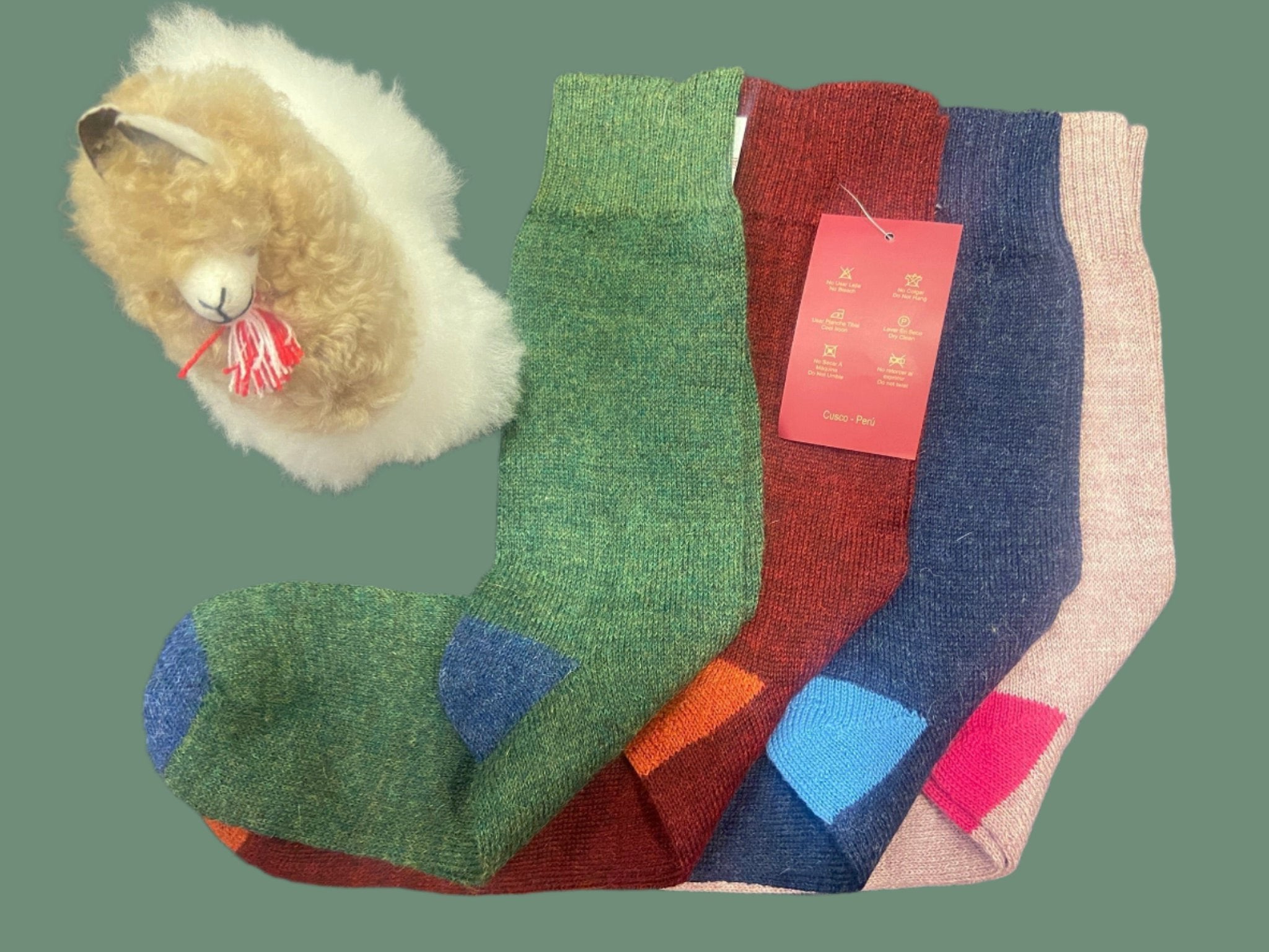 Chaussettes en laine d'alpaga