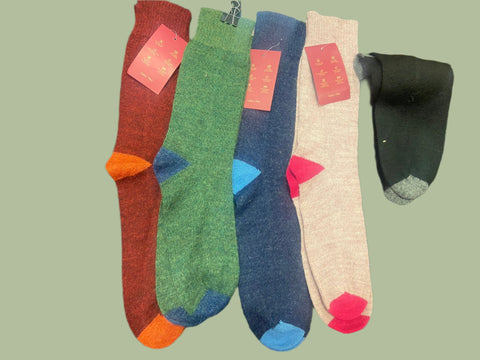 Chaussettes en laine d'alpaga