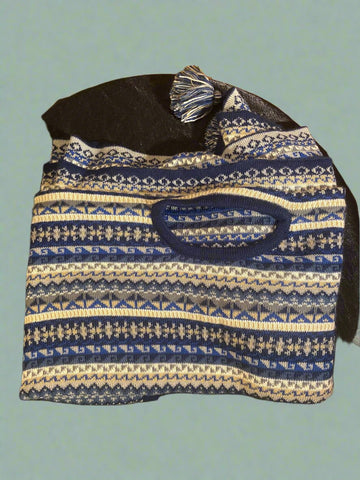 Slip-through comfort poncho