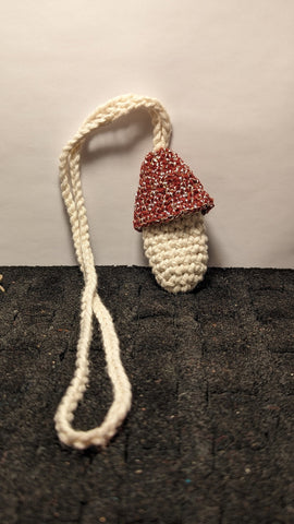 Porte-briquet en forme de champignon au crochet 