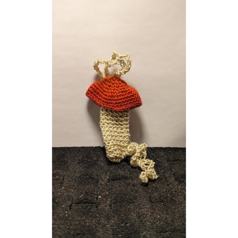 Porte-briquet en forme de champignon au crochet 
